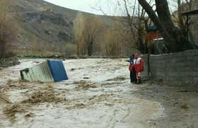 سیل در یکی از مقاصد توریستی و پر تردد تهران