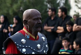 گزارش تصویری از مراسم خیمه کوبان در نوش آباد کاشان‎