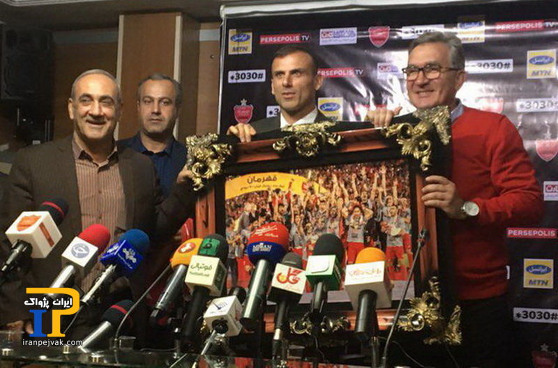 هدیه برانکو و گرشاسبی به سیدجلال/عکس برانکو