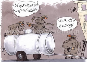 فوتبالیست معروف در پارتی شبانه و تانکر آب!