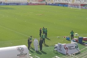 سرمربی سابق پرسپولیس در تمرینات تیم‌ملی/عکس