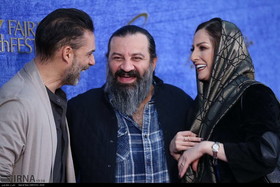 عکس|قهقهه شقایق دهقان، مهراب قاسمخانی و پیمان معادی روی فرش قرمز