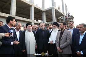 بازدید شخصیت های برجسته کشوری و حوزوی از پروژه عظیم احداث بیمارستان تخصصی و فوق تخصصی نور