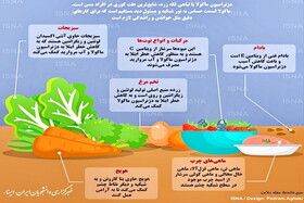 اینفوگرافیک|۶ خوراکی‌ که برای چشم مفید است