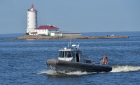 فانوس دریایی در خلیج فنلاند