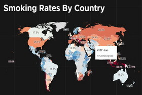 ده کشور اول جهان در مصرف سیگار و دخانیات/ ایران در جایگاه چندم است؟