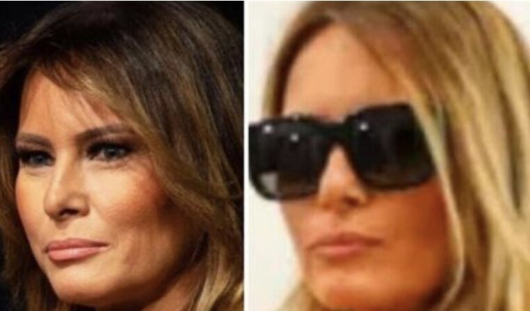 زنی که ترامپ را همراهی میکند، ملانیا نیست!