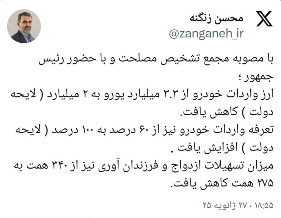  رقم وام ازدواج و فرزندآوری کاهش یافت!