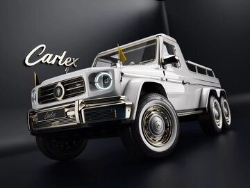 طراحی مرسدس بنز شش چرخ برای یک شخصیت مذهبی + تصاویر