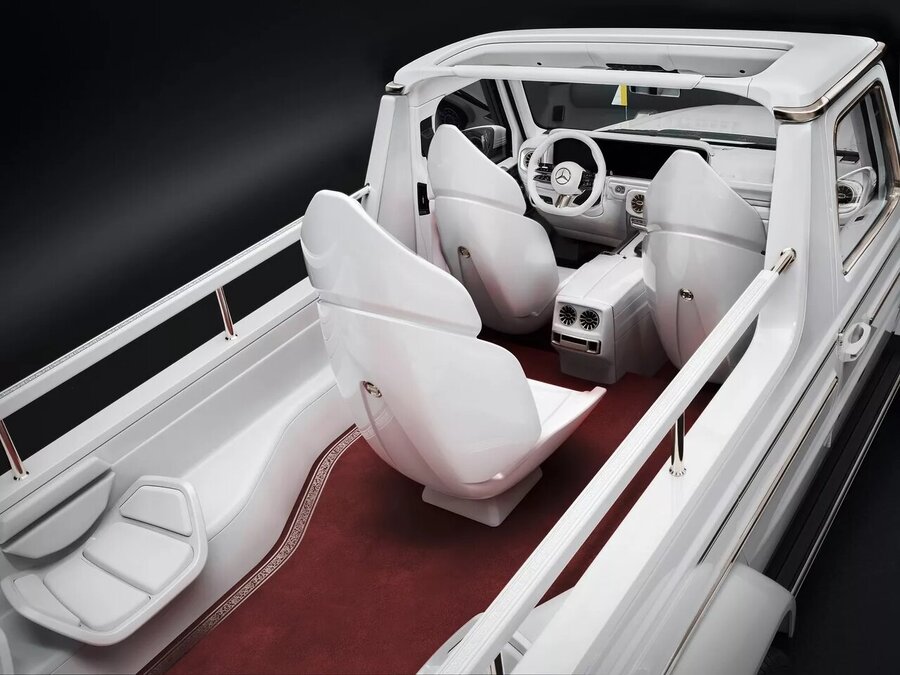 طراحی مرسدس بنز شش چرخ برای یک شخصیت مذهبی + تصاویر