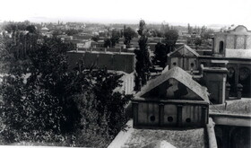 منظره شرق تهران از کاخ گلستان
