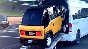 خودروی برقی هم قیمت سایپا کوییک + تصاویر