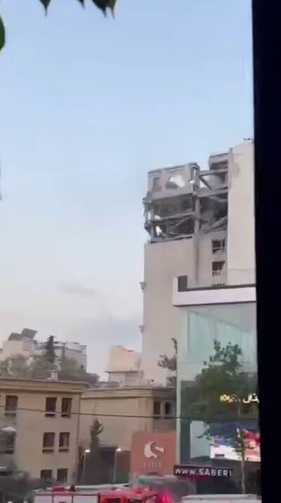 تصاویری از تخریب منزل علی شمخانی در حملات اسراییل به تهران