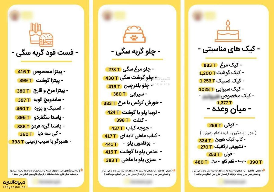 از فست فود تا چلو گربه سگی؛ جزئیات رستوران حیوانات