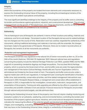 احتمال خروج تخت جمشید از فهرست میراث جهانی