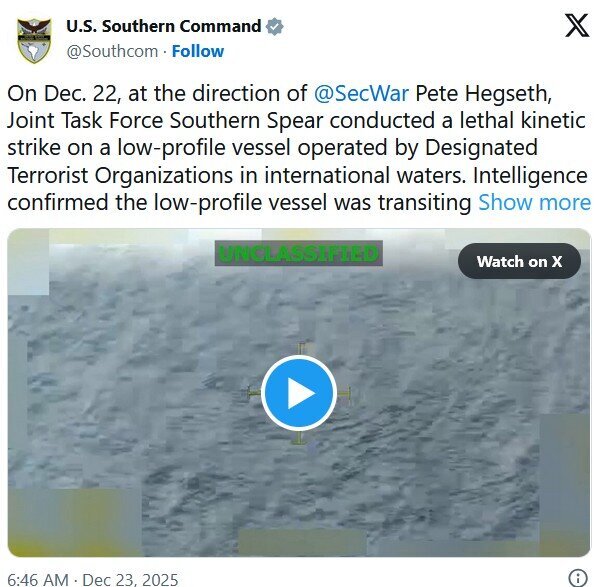 ترامپ: این آخرین بار در عمر مادورو خواهد بود که می‌تواند سرسختی نشان دهد