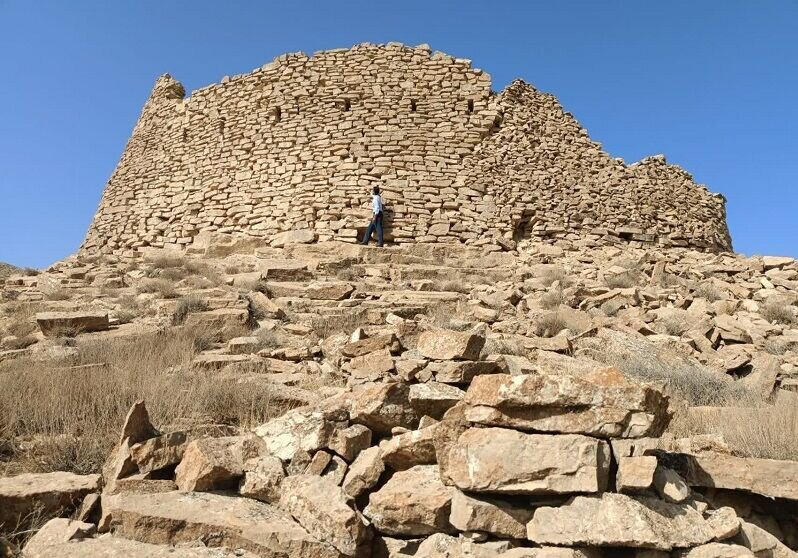 قلعه قزلر؛ بازمانده‌ای استوار از معماری دفاعی ساسانی