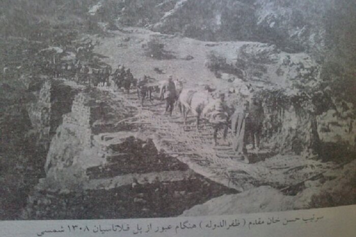 پل ماندگار قلاتاسیان سردشت از دوره ساسانیان