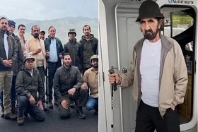 چهره خراب حاکم دبی در سفرش به اسکاتلند جنجالی شد
